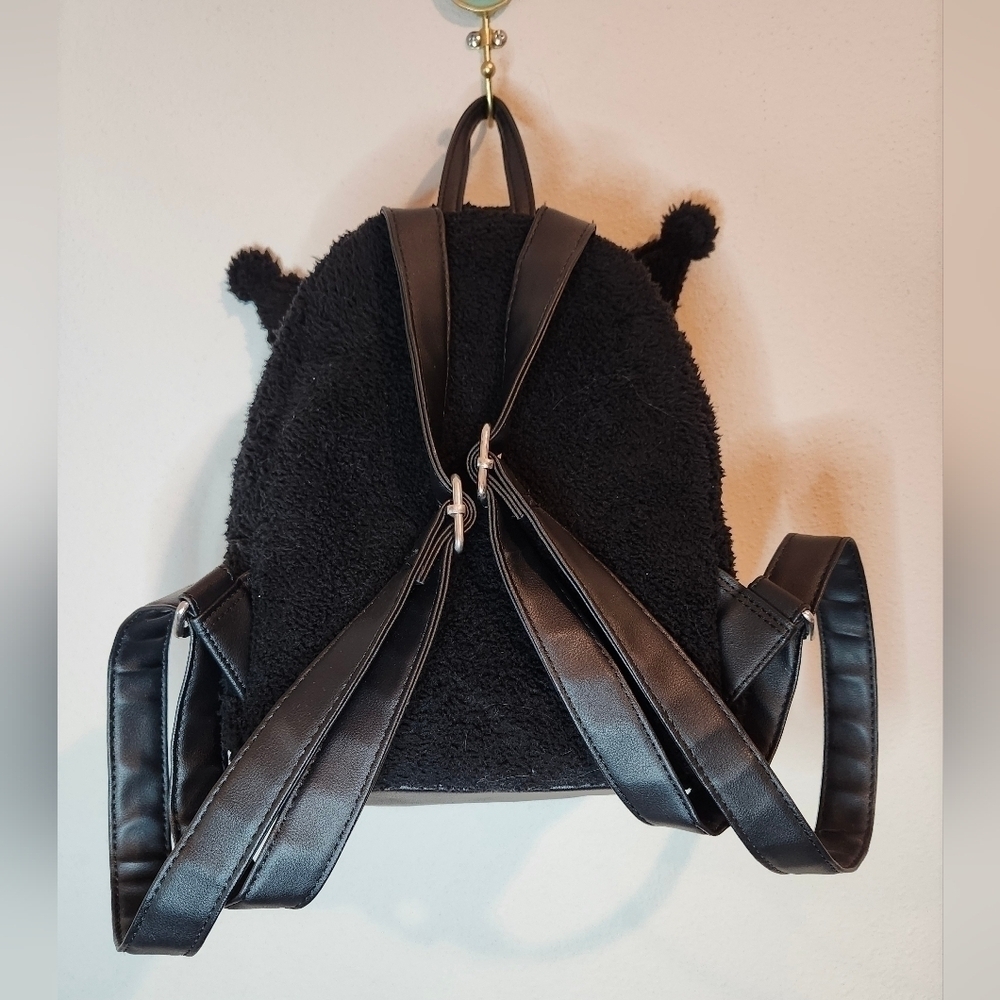 Lounge Fly Sanrio Kuromi Black Sherpa Backpack Collectors Edition - Picture 4 of 5